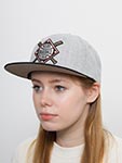 Бейсболка AMERICAN NEEDLE арт. 21006A-NLB Negro League Baseball Archive (серый / черный)